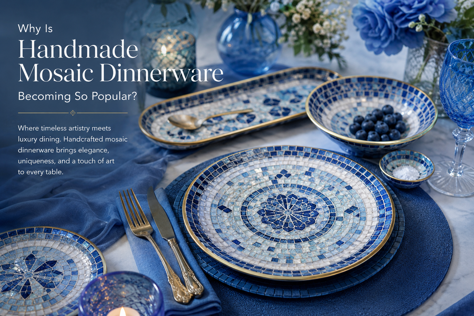 Why Is Handmade Mosaic Dinnerware Becoming So Popular?