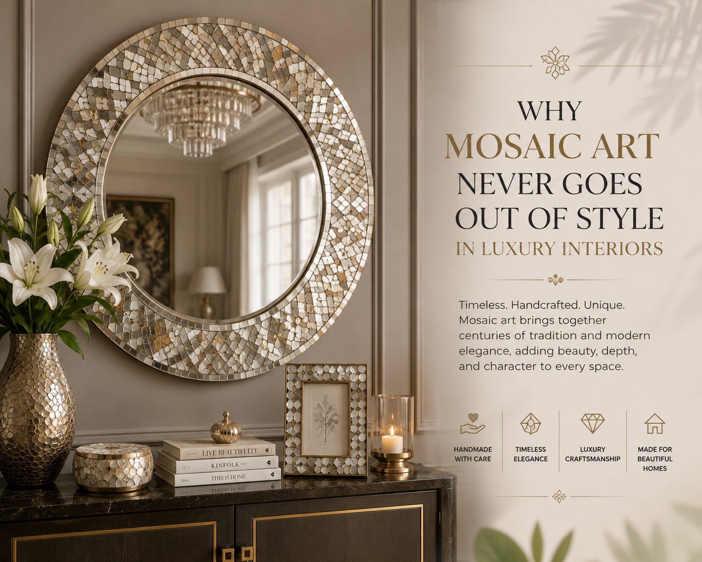 Why Mosaic Art Never Goes Out of Style in Luxury Interiors